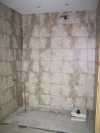 Walk in shower tile